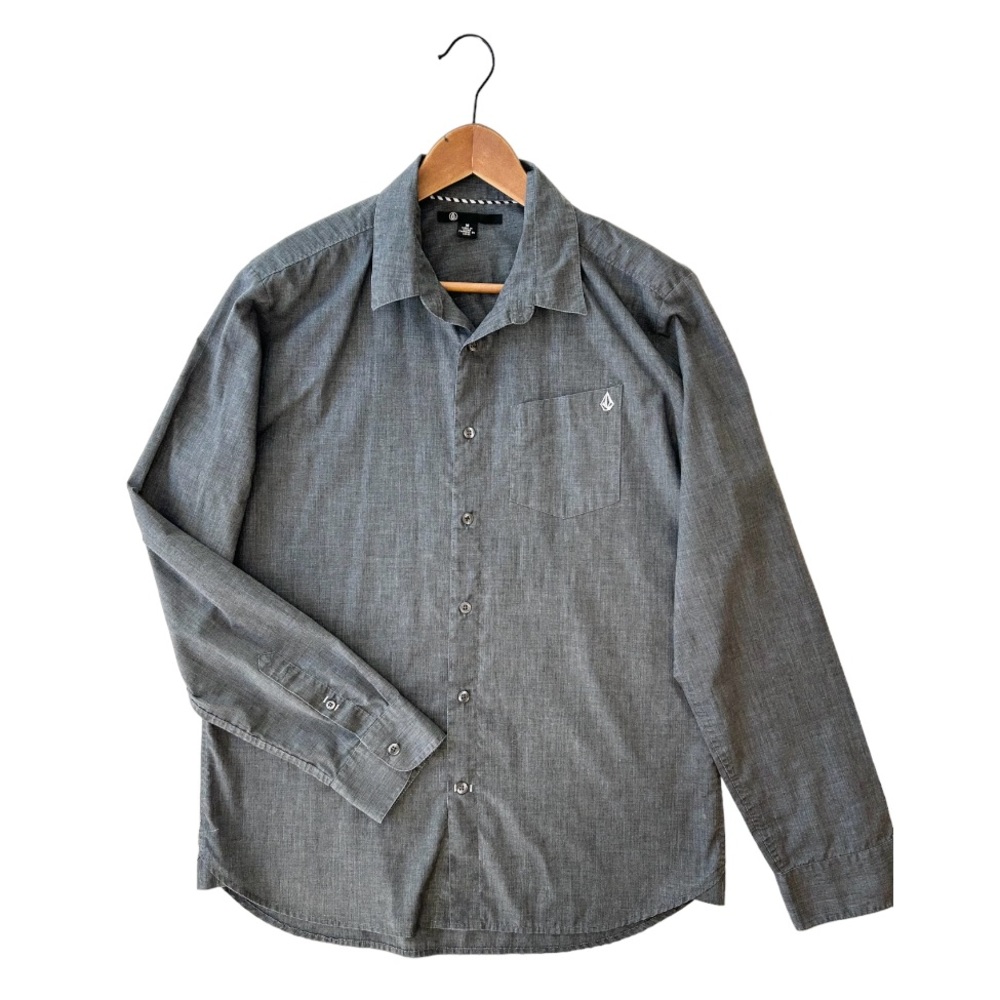 Volcom Ex Factor Heather Button Down Shirt